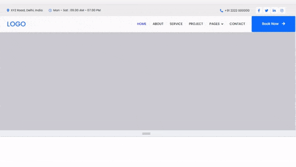 Create a Responsive Bootstrap 5 Navbar with Topbar.gif